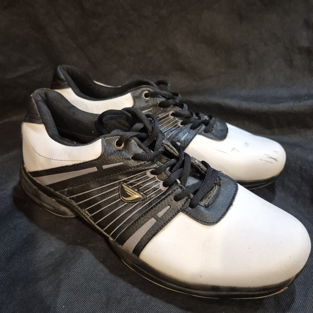 TOMMY ARMOUR LAUNCH GOLF SHOES CLEATS MEN's White Sz 12